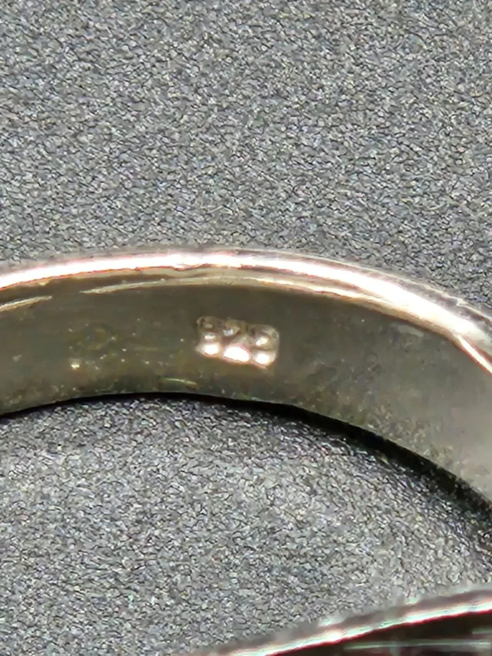 925 Sterling Silver 100 Dollar Bill Two Finger Ring Size 10